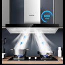 Hot selling various specifications T-shape smart range hoods island cooker hood commercial range hood island