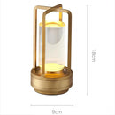 Newest 3/12 Colors Stepless Dimming Table Lamps 2000mAh Rechargeable Desktop Night Lights Touch Atmosphere Light Remote Control