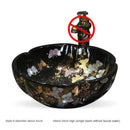 Luxury Hand-painted Bathroom Sinks Special-shaped Above Counter Basin Ceramic Wash Basin Designer Home Kitchen Art Single Basin