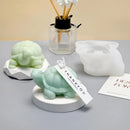 3D Creativity Ornament Silicone Candle Mold DIY Animal Turtle Craft Gift Making Soap Plaster Resin Baking Molds Home Decor