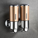 Shampoo and Soap Liquid Dispenser Single/double/triple 500Ml Liquid Dispenser Container Wall-Mount Bathroom Shampoo Dispenser