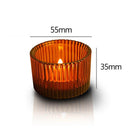 Pack of 10 Glass Small Tea Light Candle Holder for Table Decor,Home Decor,Church Housewarming Gifts Candle Pillar Holder Pink