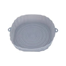 1PC Silicone Air Fryer Basket Oven Mold Baking Tray Pizza Fried Chicken Basket Round Square Reusable Pan Liner Accessories