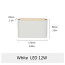 6W 12W 20W LED Outdoor Waterproof Wall Lamp Indoor Bedroom Living Room Balcony Wall Light Home Lighting Aluminum Wall Sconce