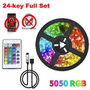 LED Strip Light RGB 1-20M 5050 12/LED USB Bluetooh Flexible Lamp Tape With Remote Control For TV Backlight Home Party Decoration
