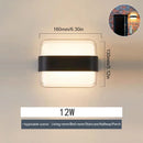 Outdoor Wall Light Courtyard Home Decoration Garden Exterior Motion Sensor LED Lighting Wall =Interior Facade Lamps Wall