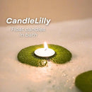 Floating Lotus Bath Wine Glass Holder and Candle Float Set for Tub Tealight Holder Wine Bottle Stand and Elegant Bathroom Decor