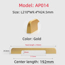 Long Simple Kitchen Cabinet Door Handles Aluminum Alloy Drawer Handle Pulls Wardrobe Cupboard Door Pull Furniture Hardwar Pulls