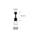Black Wooden Candle Holder Quality Black Candle Seat Nordic ins style art decoration hotel model room soft decoration ZM806