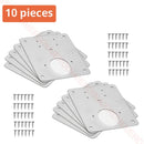 NAIERDI Stainless Steel Hinge Repair Plate Furniture Cabinet Door Panel Connection Plastic Repair Plate Hardware Accessories