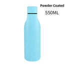 Free Custom Name 550ml Vacuum Insulated Flask Stainless Steel Thermos Cola Water Bottles Thermal Portable Cup Mug For Sport Girl