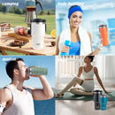Tyeso Stainless Steel Thermos Bottle Coffee Cup Portable Insulation Cold And Hot Travel Fitness Mug Leakproof Vacuum Flask