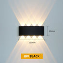 Aluminum LED Wall Lamp Waterproof IP65 Outdoor Garden Lights 8W 12W Interior Wall Light for Bedroom Living Room Stairs Lighting