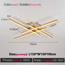 Black chandelier square bedroom lamps living room lamp led ceiling lamp Nordic minimalist creative led ceiling lamp strip lights