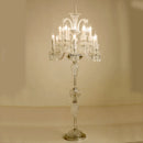 OUFULA European Style Crystal Floor Lamp Luxurious Hotel Ballroom Wedding Candle Decoration Lamp Living Room Bedroom Villa