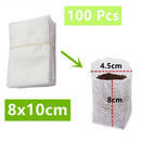 100Pcs Nursery Bags Biodegradable Non-Woven Plant Nursery Bags Fabric Seedling Pots Bags Plant Pouch Home Garden Supply