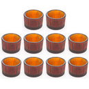 Pack of 10 Glass Small Tea Light Candle Holder for Table Decor,Home Decor,Church Housewarming Gifts Candle Pillar Holder Pink
