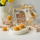 Four Cookies Aromatherapy Candles Wholesale Aromatherapy Gift Box with Gift Creative Candle Ins Style Gift Modeling Wax