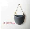 European Ceramic Flower Pot Decoration Metal Stand Abstract Irregular Vase Succulent Plant Flower Pot Modern Home Decoration New