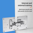 1/Hinge Repair Plate Cabinet Hinges Cupboard Door Fixing Mounting Plate Furniture Hardware Side Panel Hinges Repair