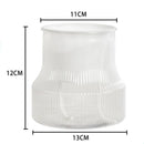 Transparent Plastic Flower Vase Self Watering Plant Pot Double-layer Automatic Lazy Potted Hydroponic Pot Garden Home Dector