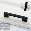Aluminum Gold Furniture Handle Solid Cabinet Pulls Drawer Knobs Kitchen Door Cupboard Handle Pulls Modern Furniture Hardware