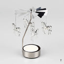 Metal Candlesticks For Candles Modern Room Decor Silver Carousel Candle Tea Light Holder Damper Home Decoration Valentine's Gift