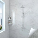 Adhesive Wallpaper Roll with 10 Meters Waterproof Stickers for Bathrooms Kitchen Renovation Marble Tile Sticker Home Decoration