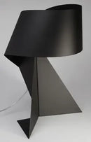Modern Minimalist Iron Black White Origami Bedside Table Desk Lamp E27 LED Decorative Night Light Living Room Lamps Bedroom