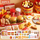 Children Pretend Play Kitchen Toys Sets Simulation Dessert Bread Food Cooking Games Play House Party Activities Games Girl Toys