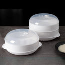 Microwave Steamer Heating Steamer Veggies Fish Grade /2/3 Tiers for Home Kitchen Microwave Steaming Dish Lid Cooking Pot Cooker