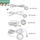Ultrathin 8mm USB DC5V 3W 10W Dimmable Spotlight Surface Mounted Mini LED Circular Simple Ceiling Light Exhibition Cabinet Lamp