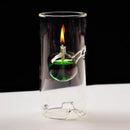 1pc Glass Candle Holders,Glass Lamp Oil Centerpieces for Christmas, Wedding, Home Decor, Parties and Anniversary