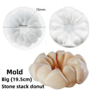 Wave cylindrical candle silicone mold with irregular geometric shape twisted stripes cylindrical candle mold resin gypsum mold