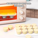 Silicone Muffin Pan, Metal Reinforced Frame Cupcake Pan, Easy to Handle 6 Cup Small Baking Mold Non-stick