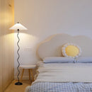 French Cream Floor Lamp Japanese Retro Living Room Bedroom Study Floors Table Light Nordic Vertical Bedside Atmosphere Lamps