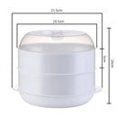 Microwave Steamer Heating Steamer Veggies Fish Grade /2/3 Tiers for Home Kitchen Microwave Steaming Dish Lid Cooking Pot Cooker