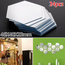 Mirror Sticker Acrylic Wall Stickers Hex Self-Adhesive Mosaic Tiles DIY Bathroom Home Decor 80x70x40mm 3D Bedroom DIY Decal