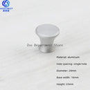 Space Aluminum Single Hole Handle Modern Wardrobe Drawer Round Knob Silver/black/gold Kitchen Cabinet Furniture Small Handle