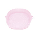 Silicone Air Fryer Basket Airfryer Oven Mold Baking Tray Pizza Fried Chicken Basket Reusable Pan Liner Accessories