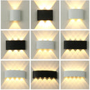 LED Wall Lamp IP65 Waterproof Outdoor Garden Yard Aisle Porch Light Indoor Living Room Bedside Sconce Lamp Aluminium 110V 220V