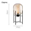 Nordic Minimalist Luxurious Glass Led Floor Lamp Designer Bedroom Bedside Table Light High-end Living Room Decoration Lighting