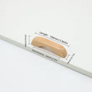 1pc Log Style Kitchen Cabinet Handle Drawer Solid Wood Furniture Wooden Door Drawer Knobs Cupboard Handles for Furniture