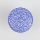 Colorful Floral Ceramic Handle Cabinet Door Solid Wood Furniture Wardrobe Handle Single-hole Drawer Hardware