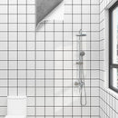 Toilet Bathroom Waterproof Stickers Self-adhesive Wallpaper Toilet Wall Covering Renovation Moisture-proof Ceramic Wall Stickers