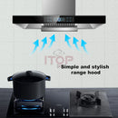 Intelligent Somatosensory Chimney Range Hood Exhaust Hood Range For Kitchen Cooker New Design Super Slim Auto Clean Cooker Hood