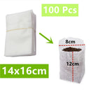 100Pcs Nursery Bags Biodegradable Non-Woven Plant Nursery Bags Fabric Seedling Pots Bags Plant Pouch Home Garden Supply