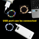 3/10/20M USB LED String Lights Copper Silver Wire Garland Light Waterproof Fairy Lights For Christmas Wedding Party Decoration