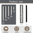 Waterproof outdoor wall lamp LED Tall Wall Lamp IP65 Aluminum Light Garden Villa porch Sconce Light 110V 220V Sconce Luminaire