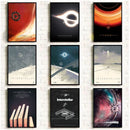 Sci-fi movie interstellar movie poster canvas painting universe planet wall art picture modern room home decoration